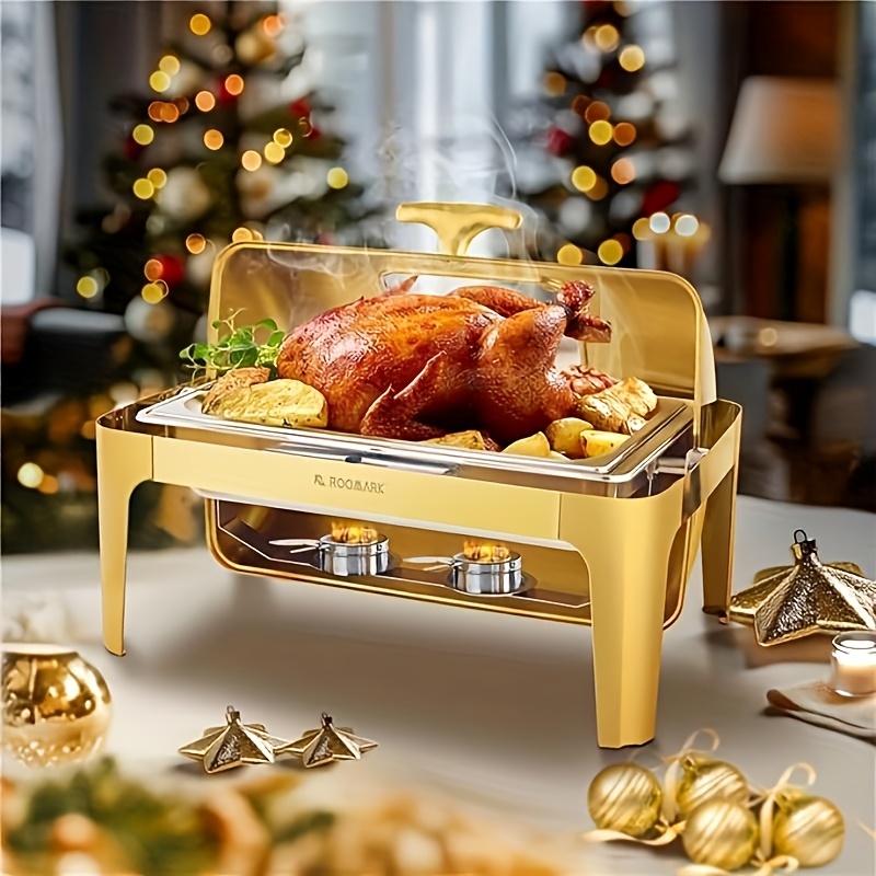 Event & Party Supply Photos - 9QT Stainless Steel Buffet Warmer Chafers