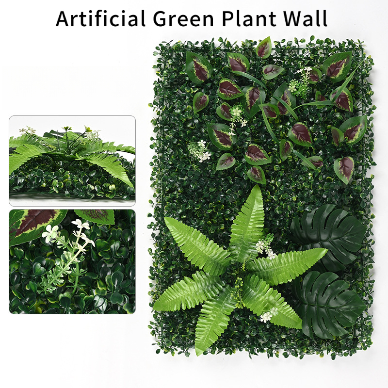 Flower Wall Panel - 1PC Artificial Green Plant Wall Panels