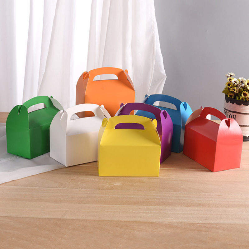 Event Party Box - 10-30pcs Gift Boxes with Handles Baking