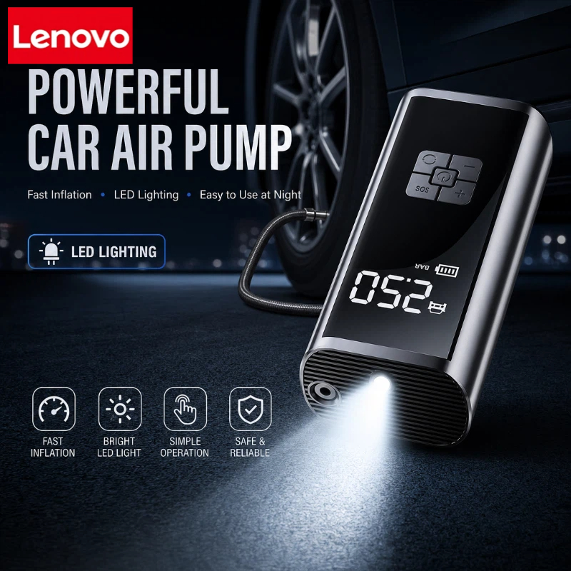 Led Balloon Light - Lenovo Car-mounted Electric Inflation Pump Multi-functional