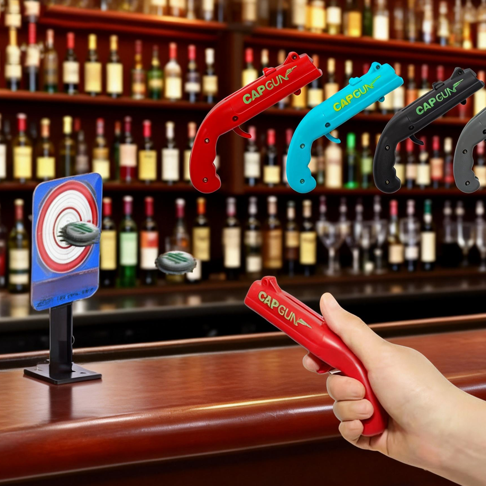 Event Launch Party - 3PC Cap Gun Shooting Bottle Opener-Launches