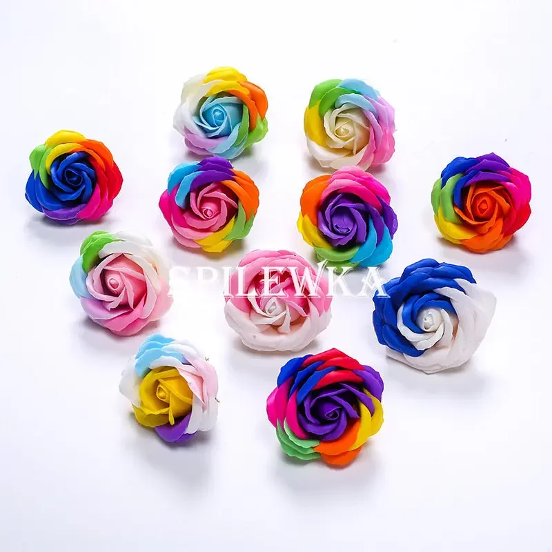 Eve Party - Spilewka 6X7cm Colorful Rose Artificial Flower