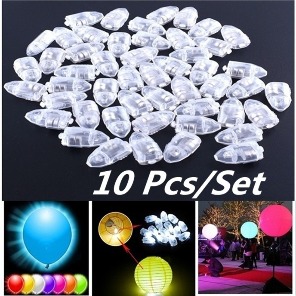 Led Balloon Light - 10 Pcs/set LED Balloon Lamp Decoration