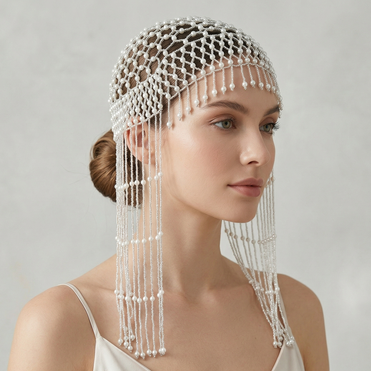 Luxury Pearls Beaded Headwrap  - Event Suppliers review and price