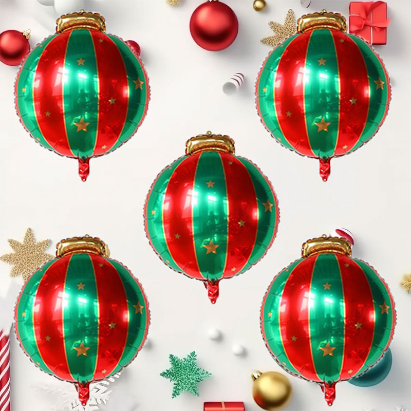 5pcs Red Green Christmas Ball  - Party Event Supply Store review and price