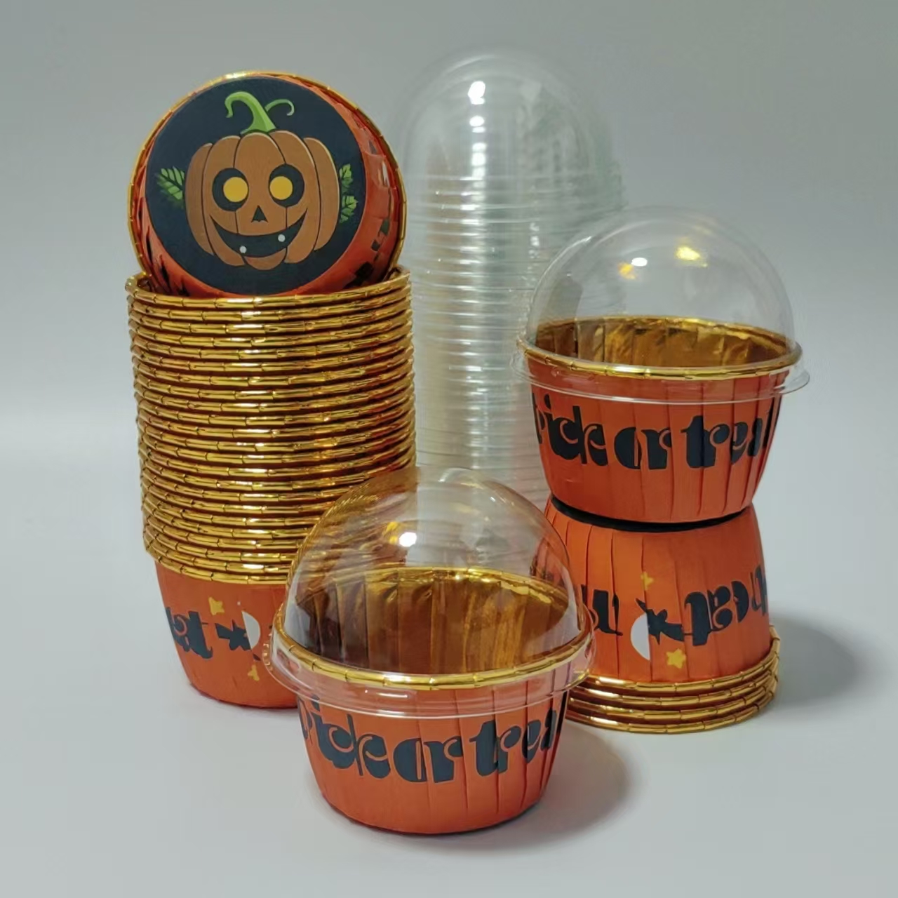 Halloween style cake cups, 50p - Plastic Cup 50Pcs review and price