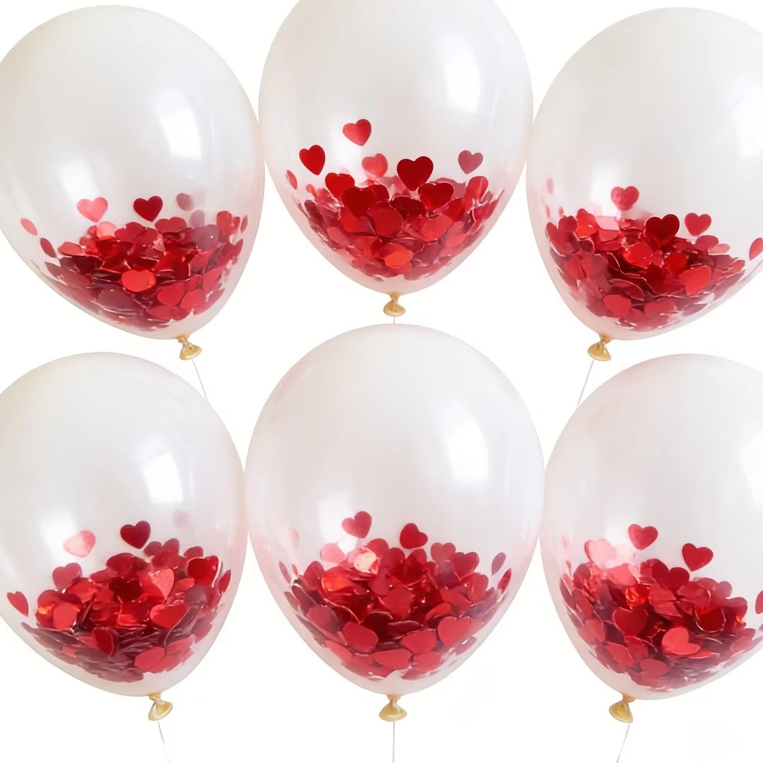 Red Love Heart Table Confetti  - Confetti Cannon Tube review and price