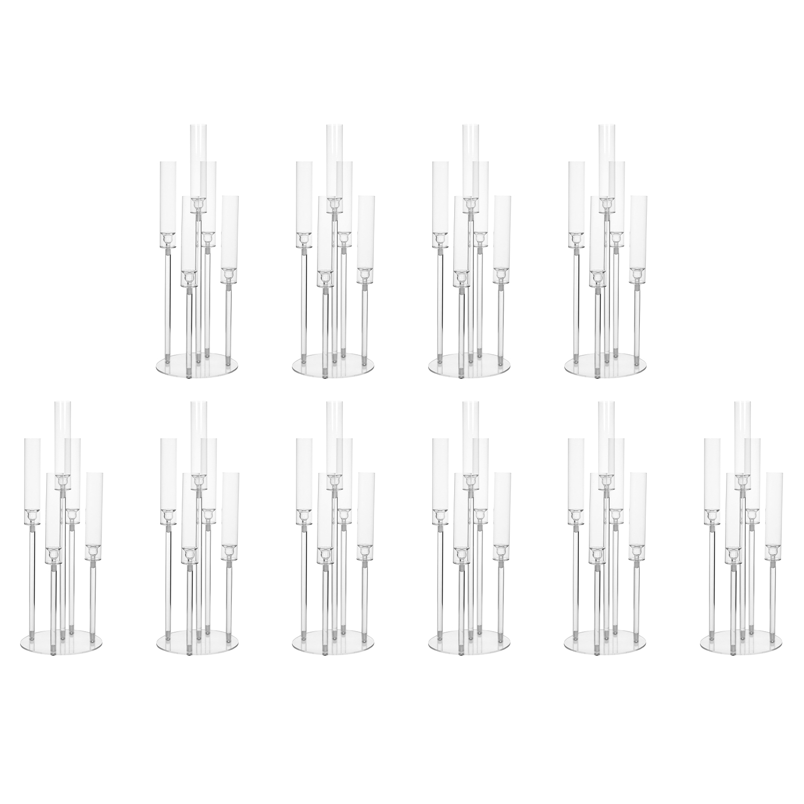 20/10PCS 5 Arm Acrylic Candle  - Centerpiece Stick review and price
