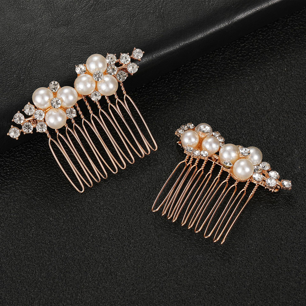 2Pcs Simple Wedding Hair Combs - Event Suppliers review and price