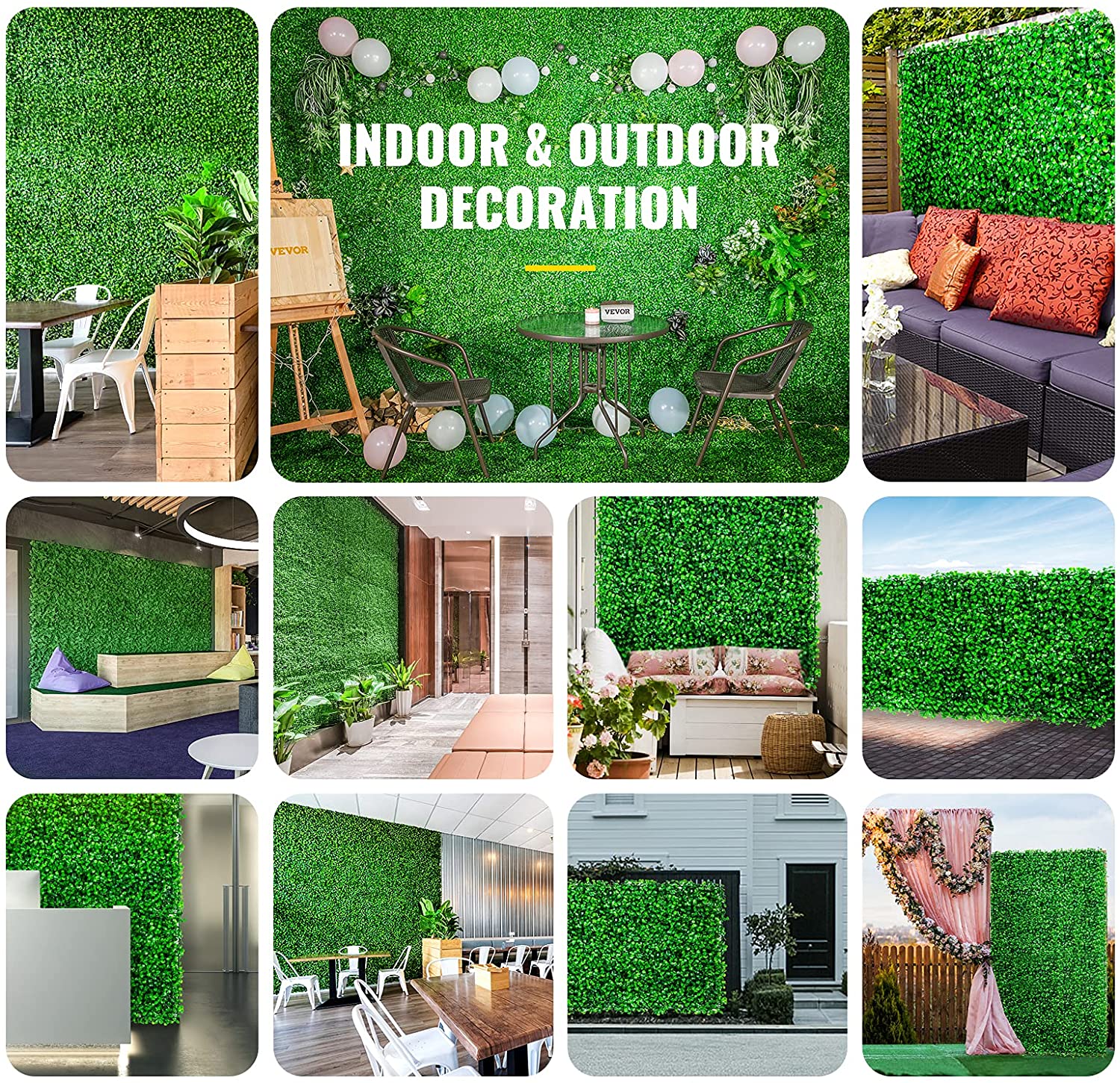 SucceBuy Artificial Plant Wall - Flower Wall Panel review and price