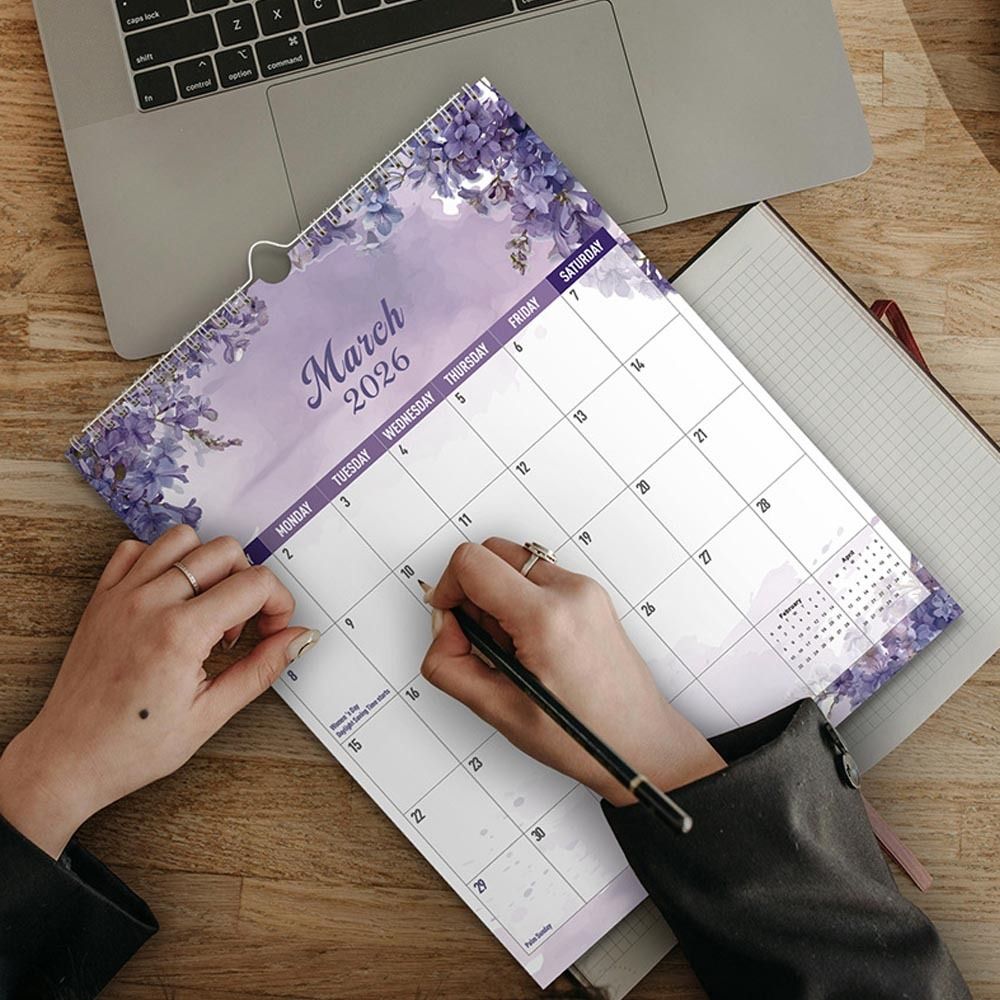 2026 Jan.- 2027 Jun. Wall Cale - Flower Wall Panel review and price