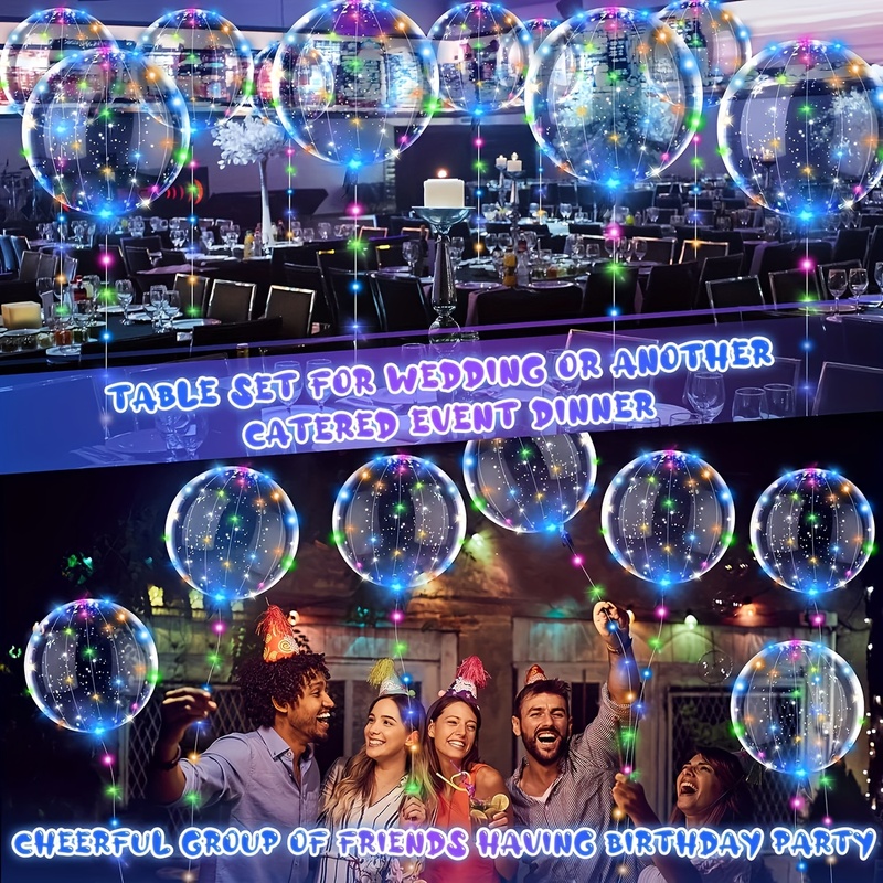 20pcs Wedding Bobo Balloons wi - Led Balloon Light review and price