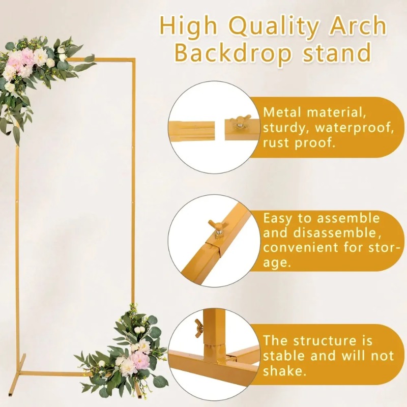 Wedding Arch 6.6FT X 6.6FT Squ - Balloon Arch Kit review and price