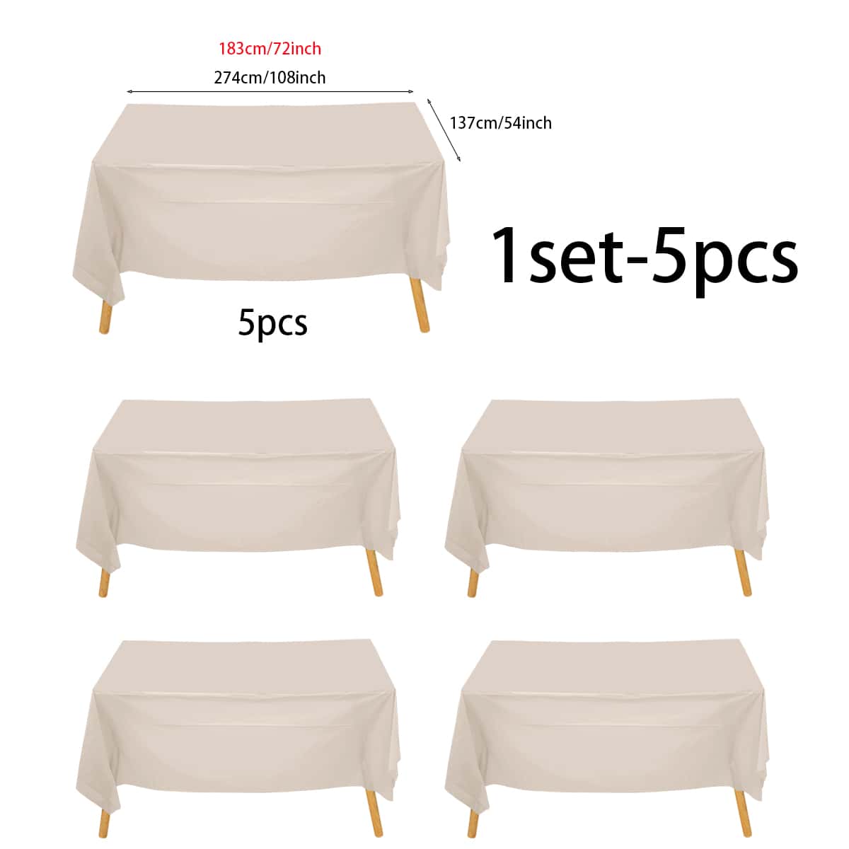 5pcs Disposable Plastic Party  - Table Cloth Disposable review and price