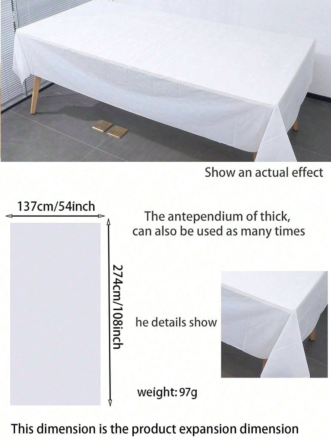 5pcs Disposable Plastic Party  - Table Cloth Disposable review and price
