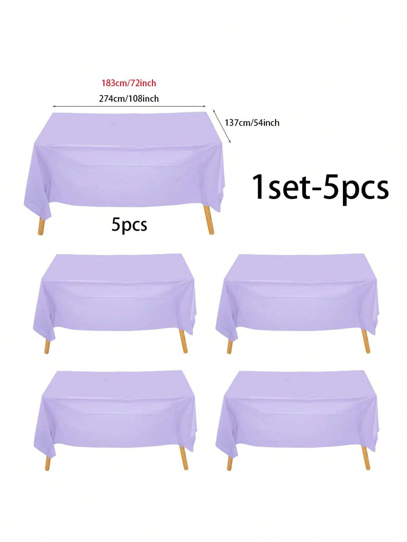 5pcs Disposable Plastic Party  - Table Cloth Disposable review and price