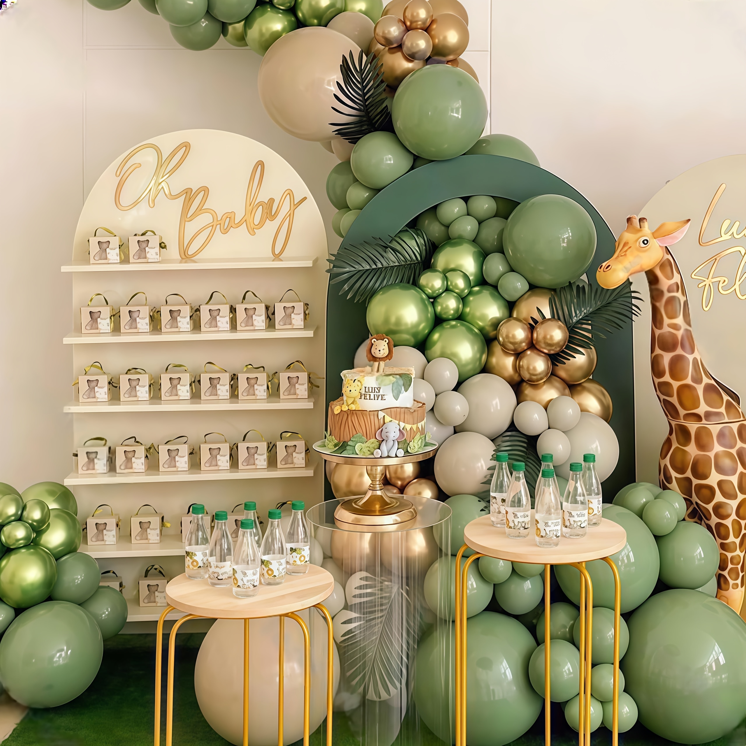 88pcs Sage Green & Golden Ball - Balloon Arch Kit review and price