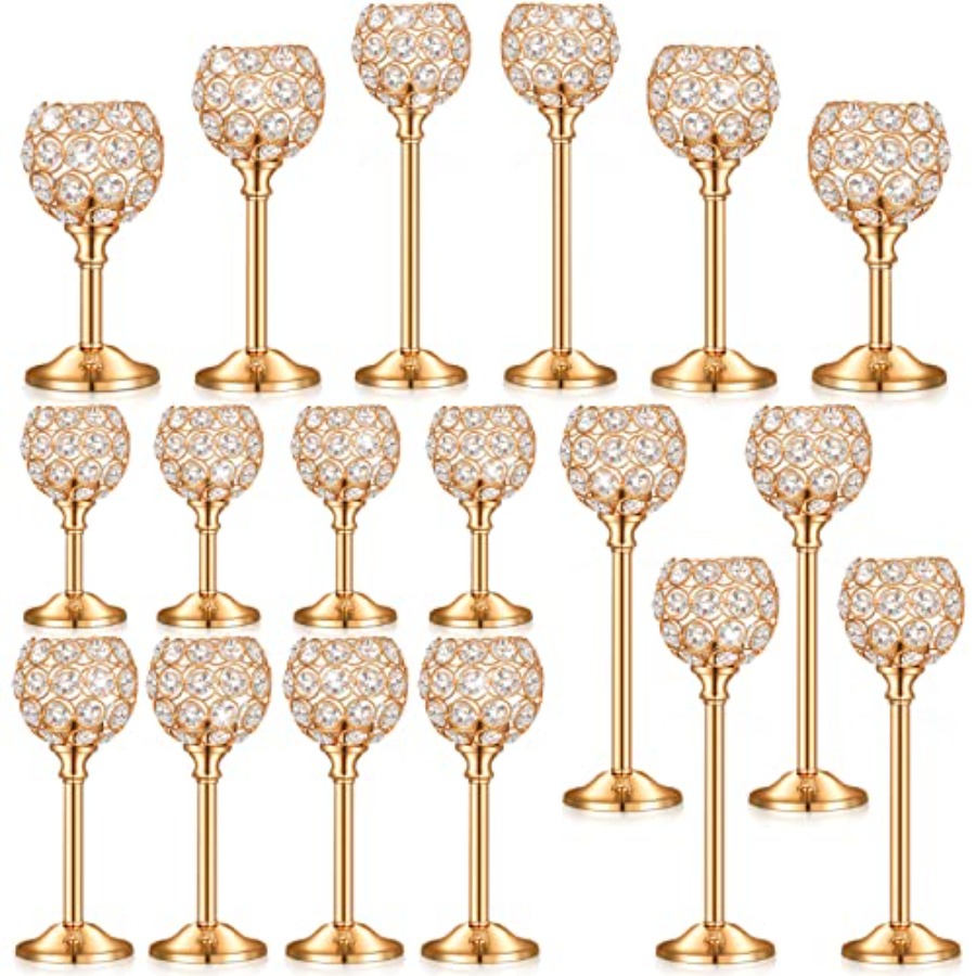18 Pieces Crystal Candle Holde - Centerpiece Stick review and price
