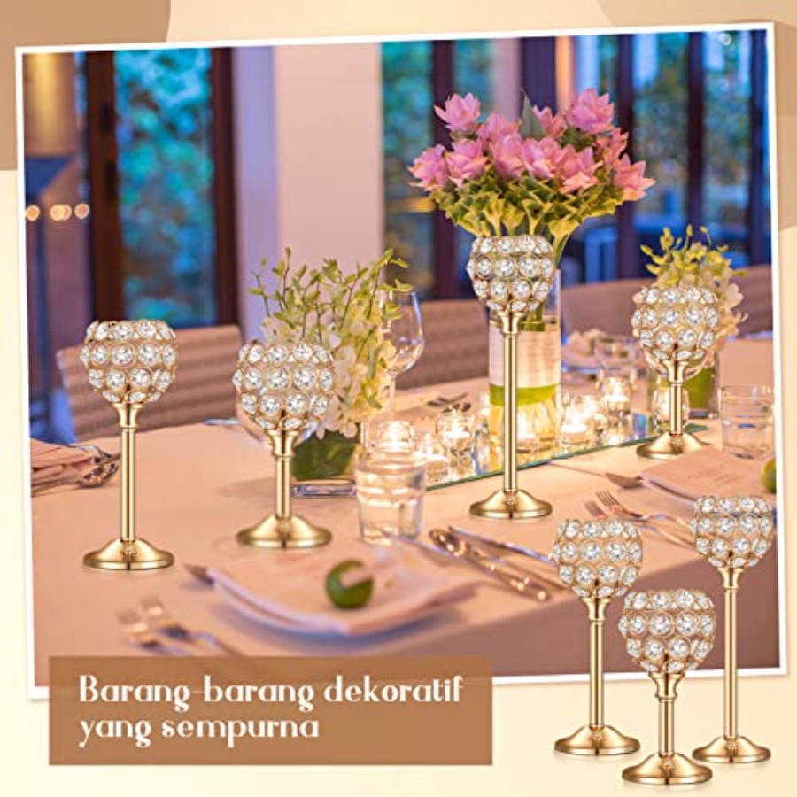 18 Pieces Crystal Candle Holde - Centerpiece Stick review and price