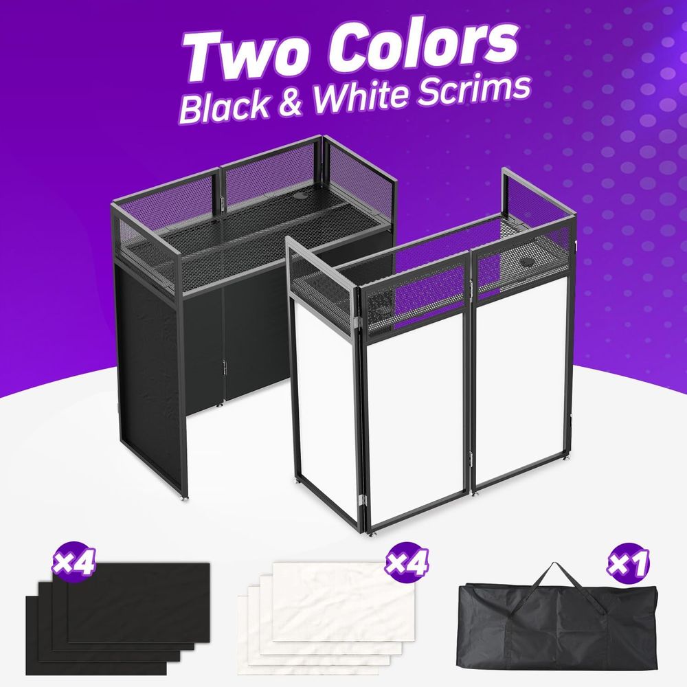 Portable DJ Booth with Adjusta - Event & Party Supply Photos review and price