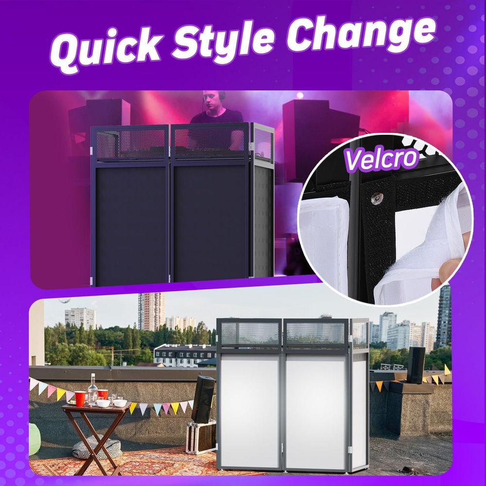 Portable DJ Booth with Adjusta - Event & Party Supply Photos review and price
