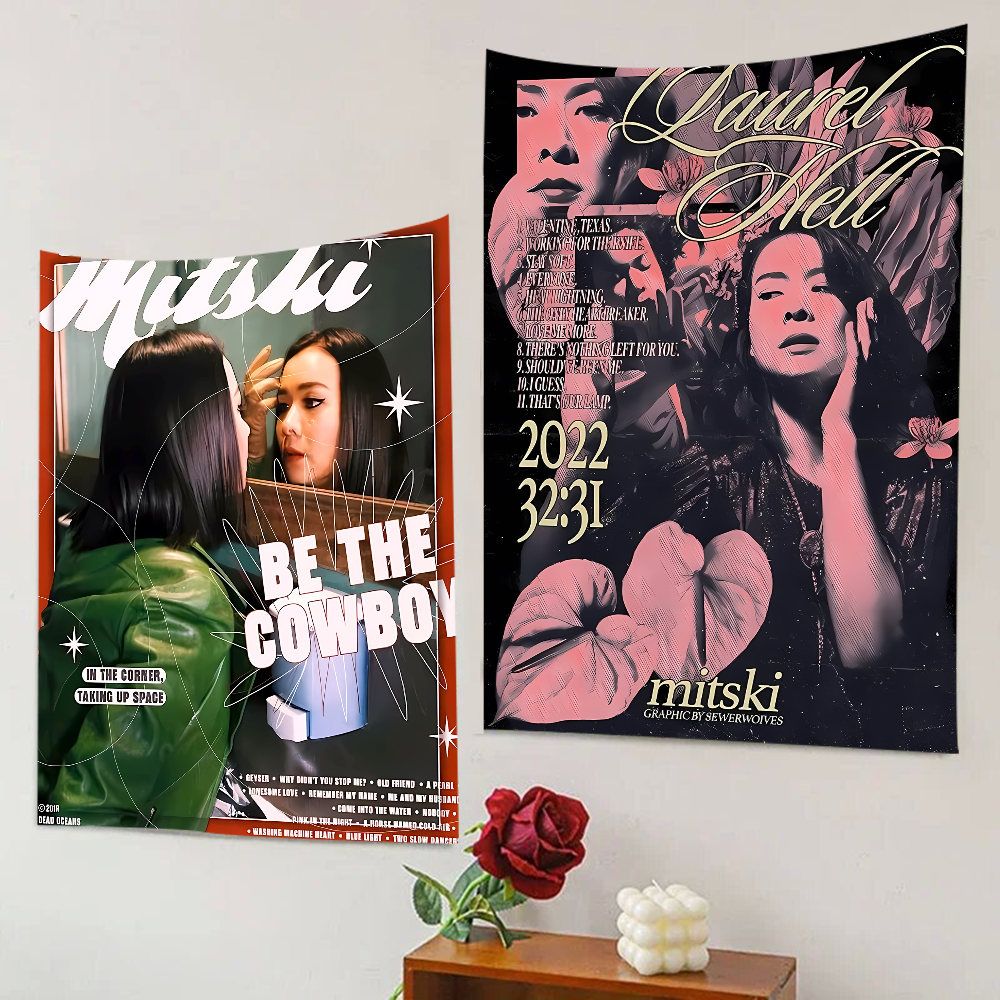 Singer Mitski Photography Back - Dessert Table Backdrop review and price