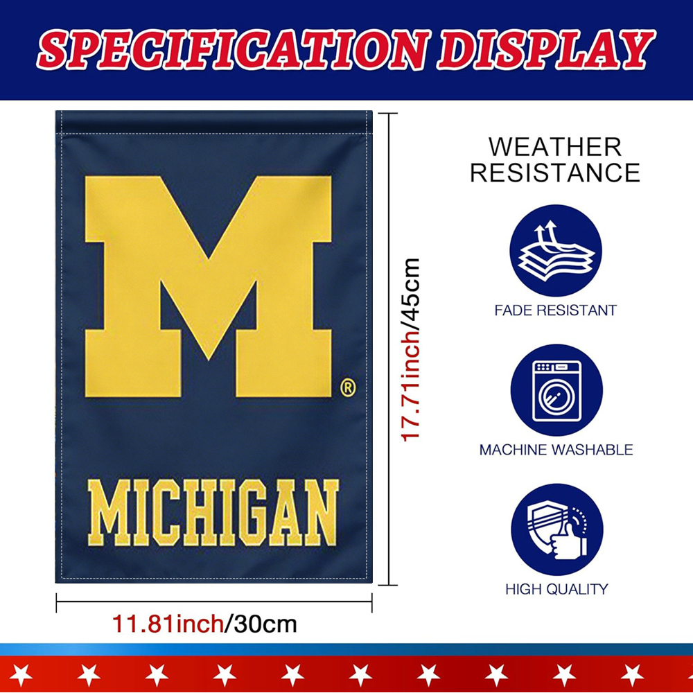 1PC, Michigan Wolverines Garde - Party Banner Gold review and price