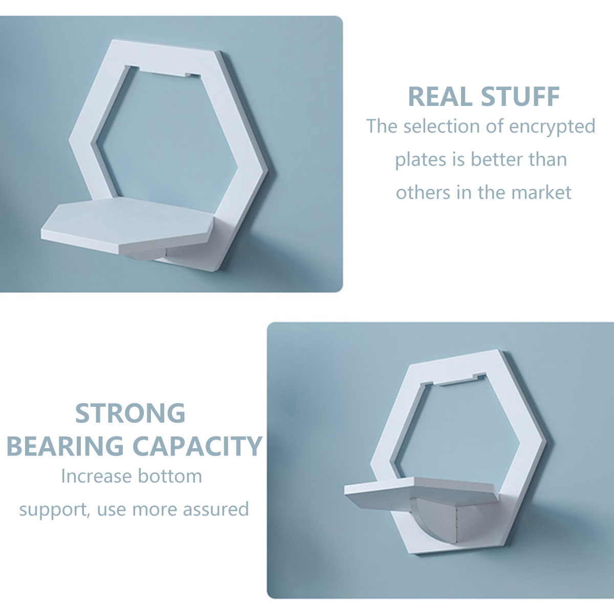 3Pcs Wall Organizer Wall Shelf - Flower Wall Panel review and price