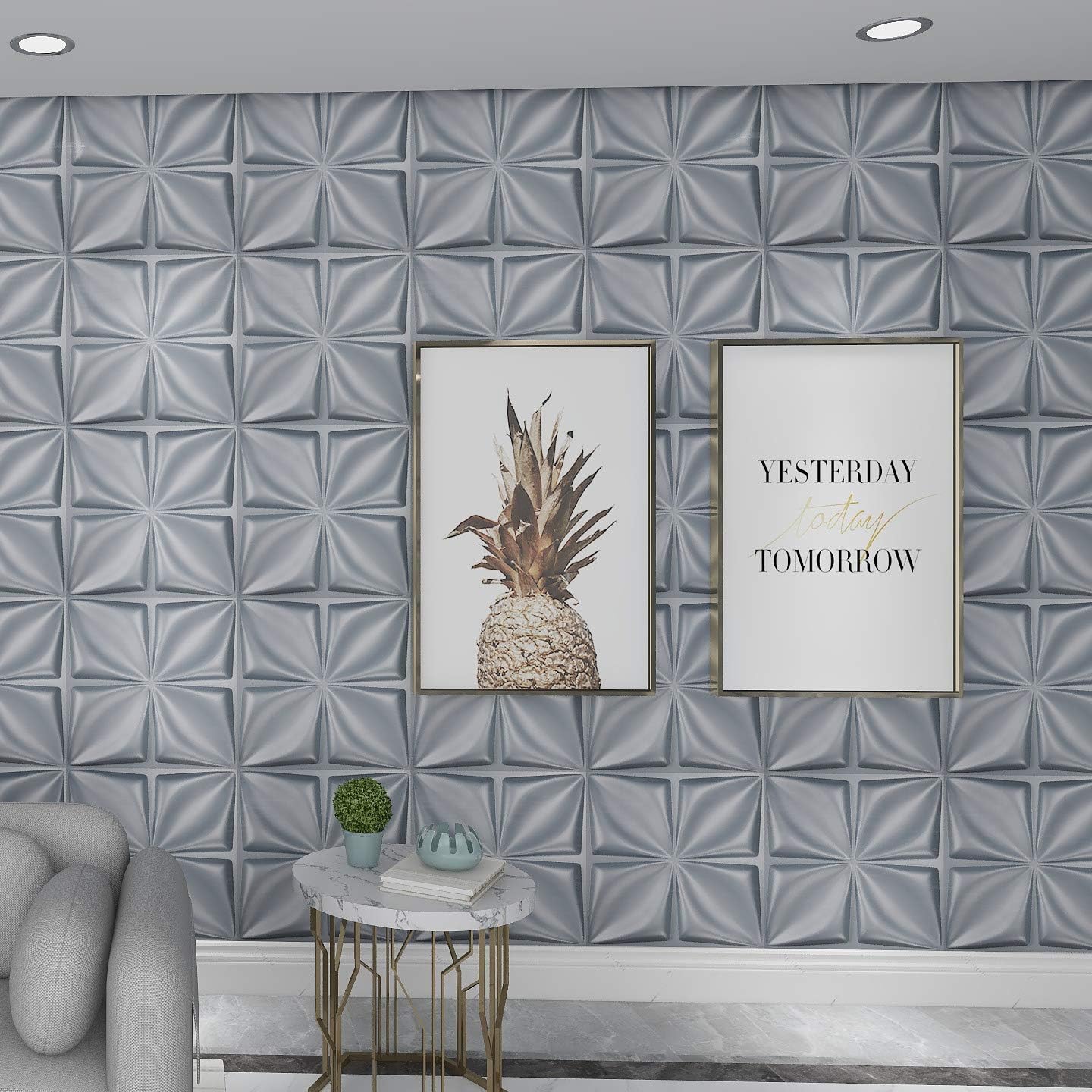 3D Wall Panel PVC Flower Desig - Flower Wall Panel review and price