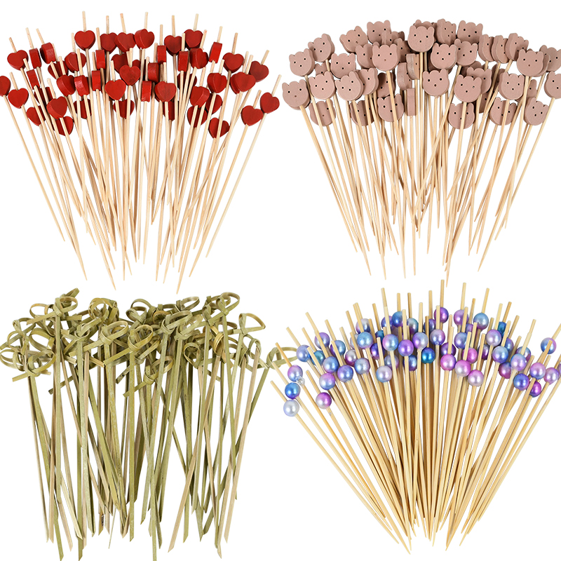 100Pcs Disposable Bamboo Skewe - Centerpiece Stick review and price