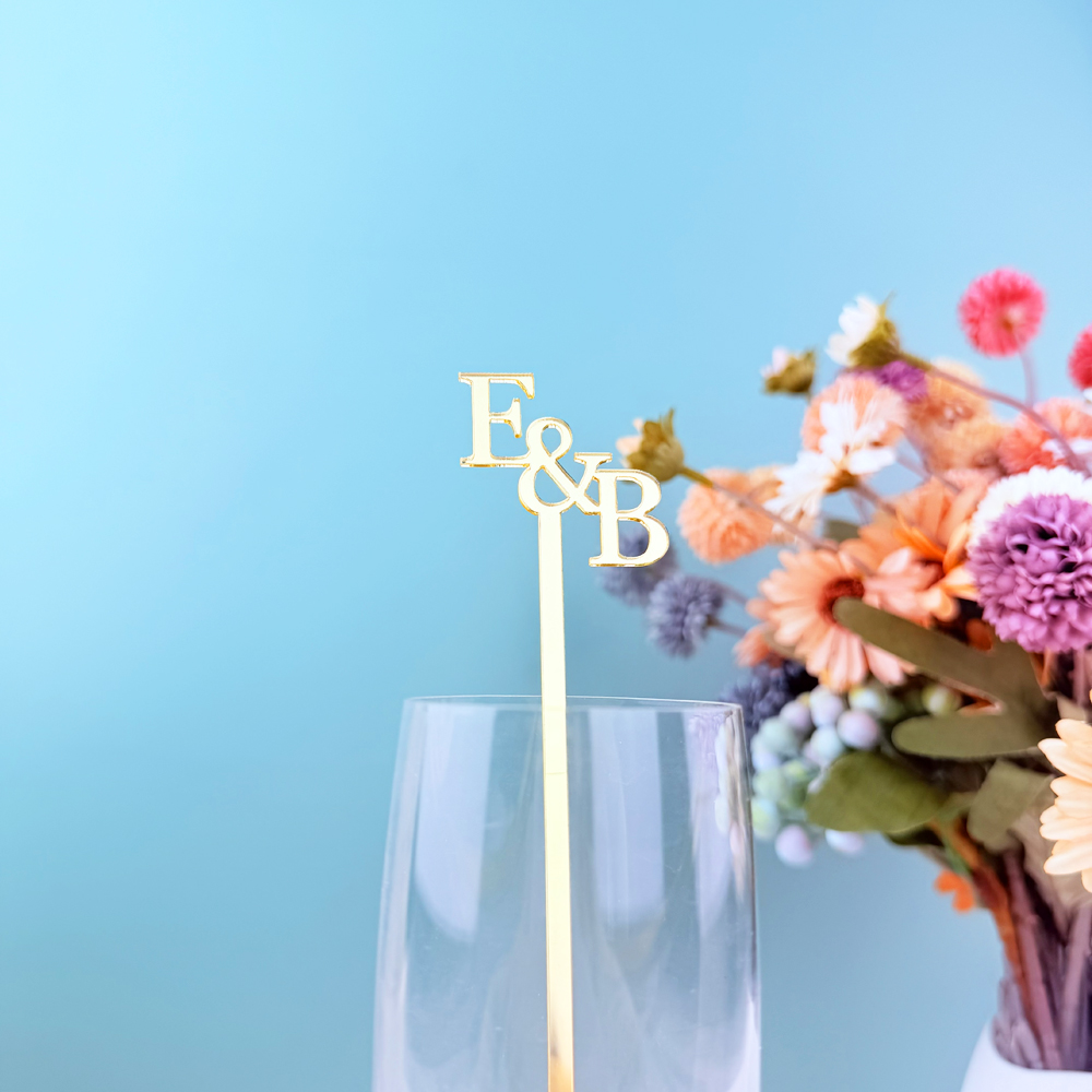 20pcs/50pcs Custom Initial nam - Centerpiece Stick review and price