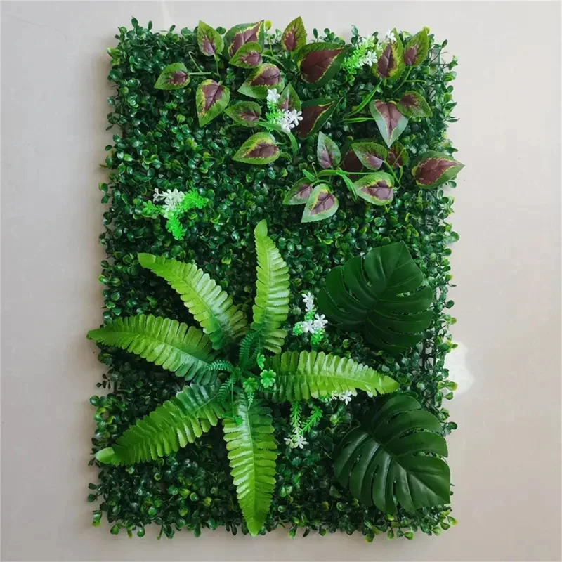 1PC Artificial Green Plant Wal - Flower Wall Panel review and price