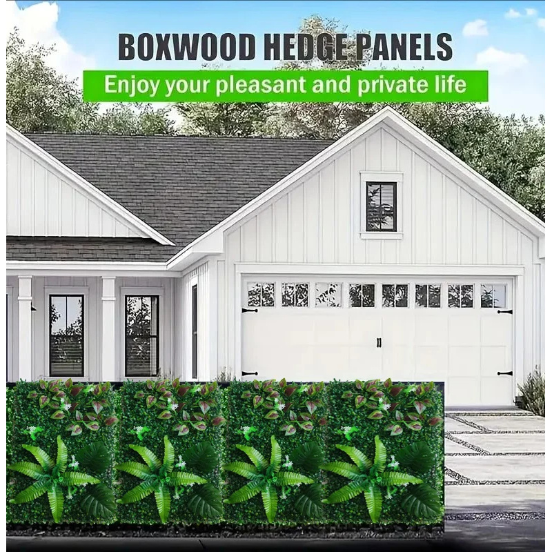 1PC Artificial Green Plant Wal - Flower Wall Panel review and price