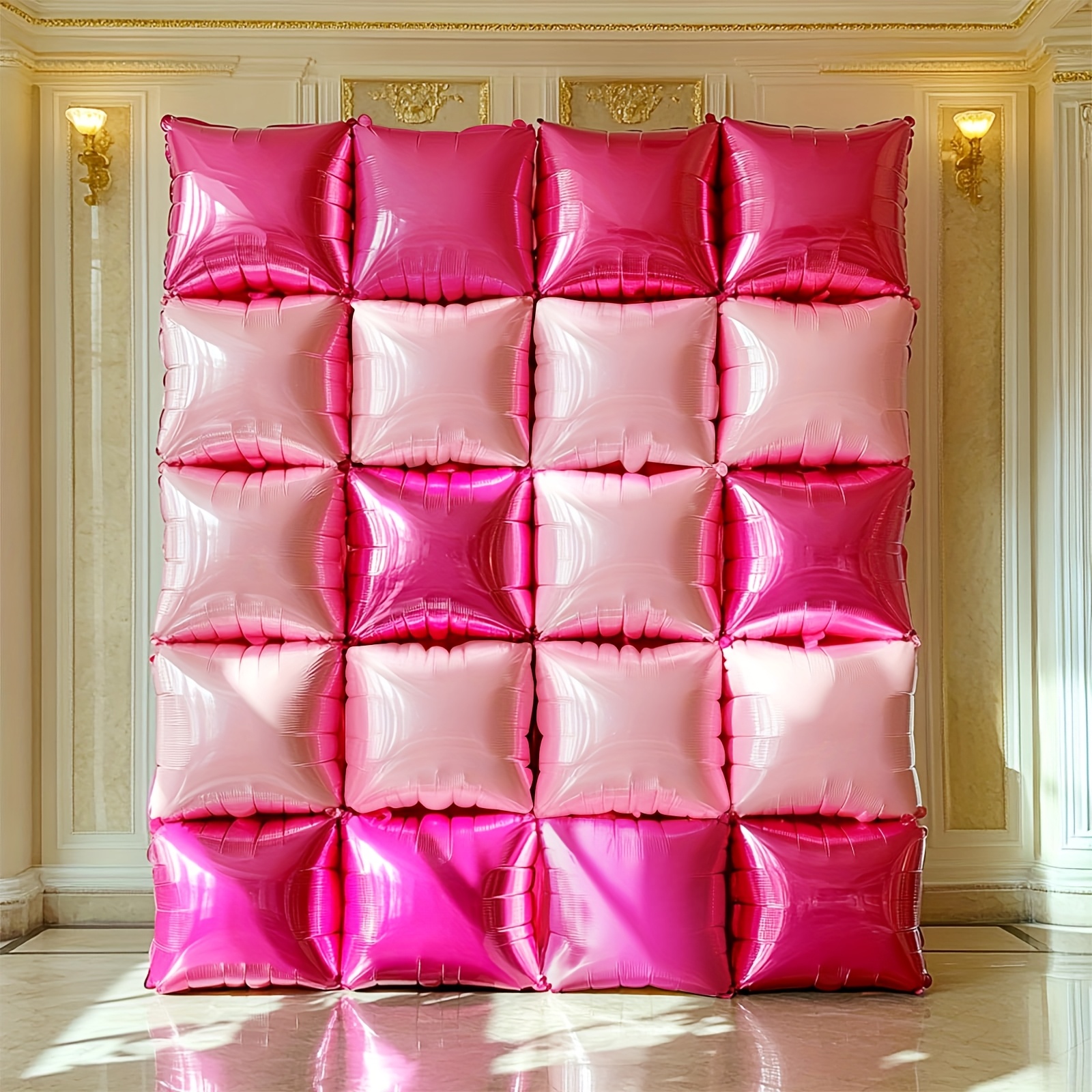 25pcs Magenta Pink Square Foil - Balloon Arch Kit review and price