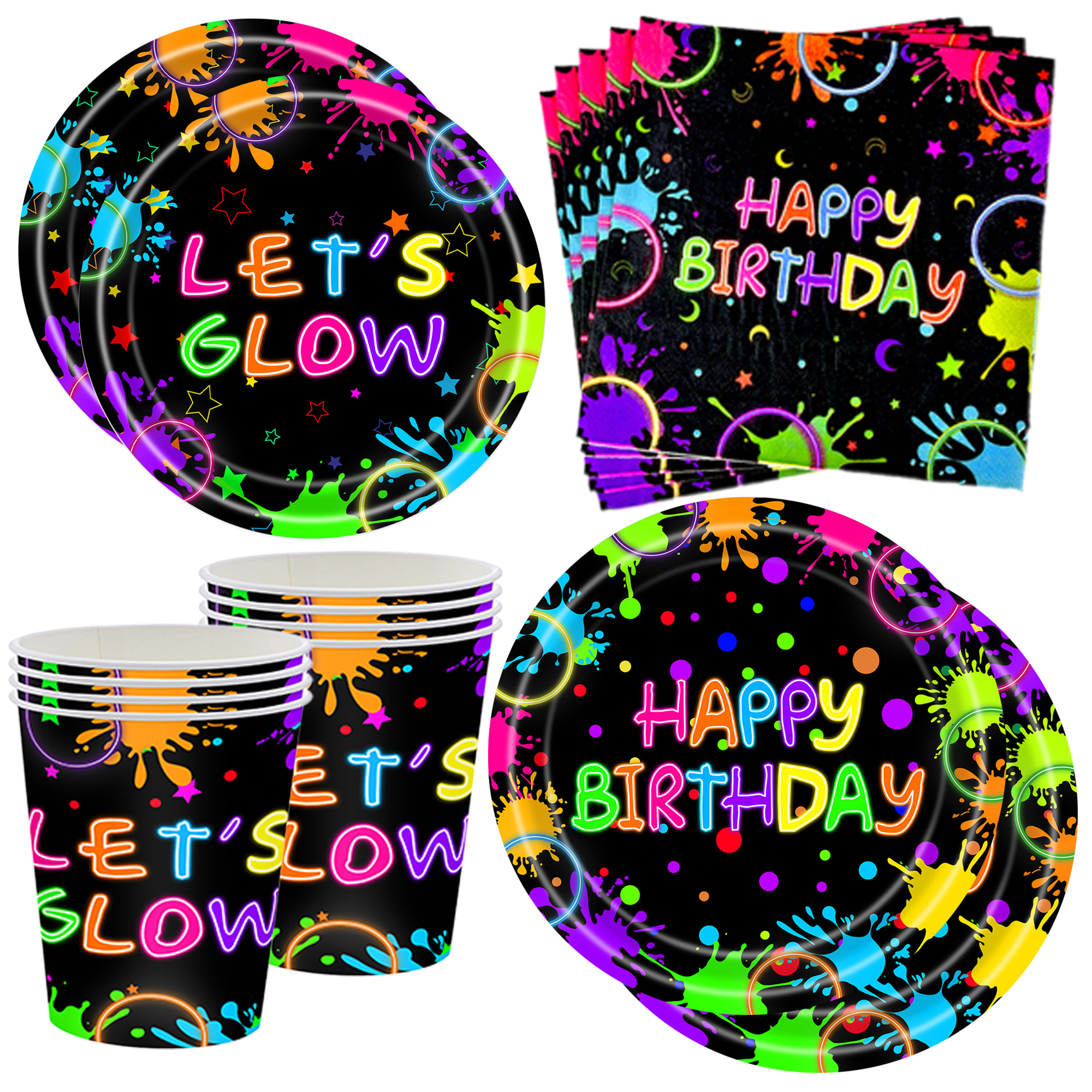 Neon Party Supplies Let Glow P - Let'S Party Event Supply review and price