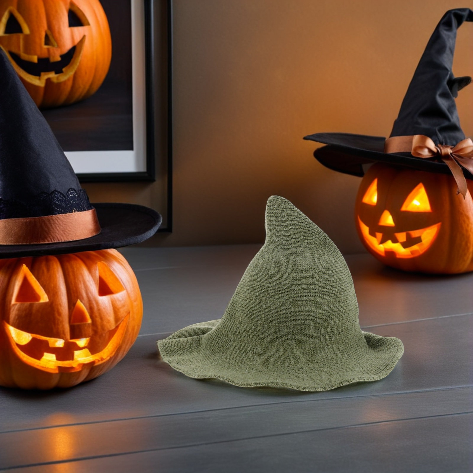 Halloween Witch Hat Wool Blend - Party Hat Cone review and price