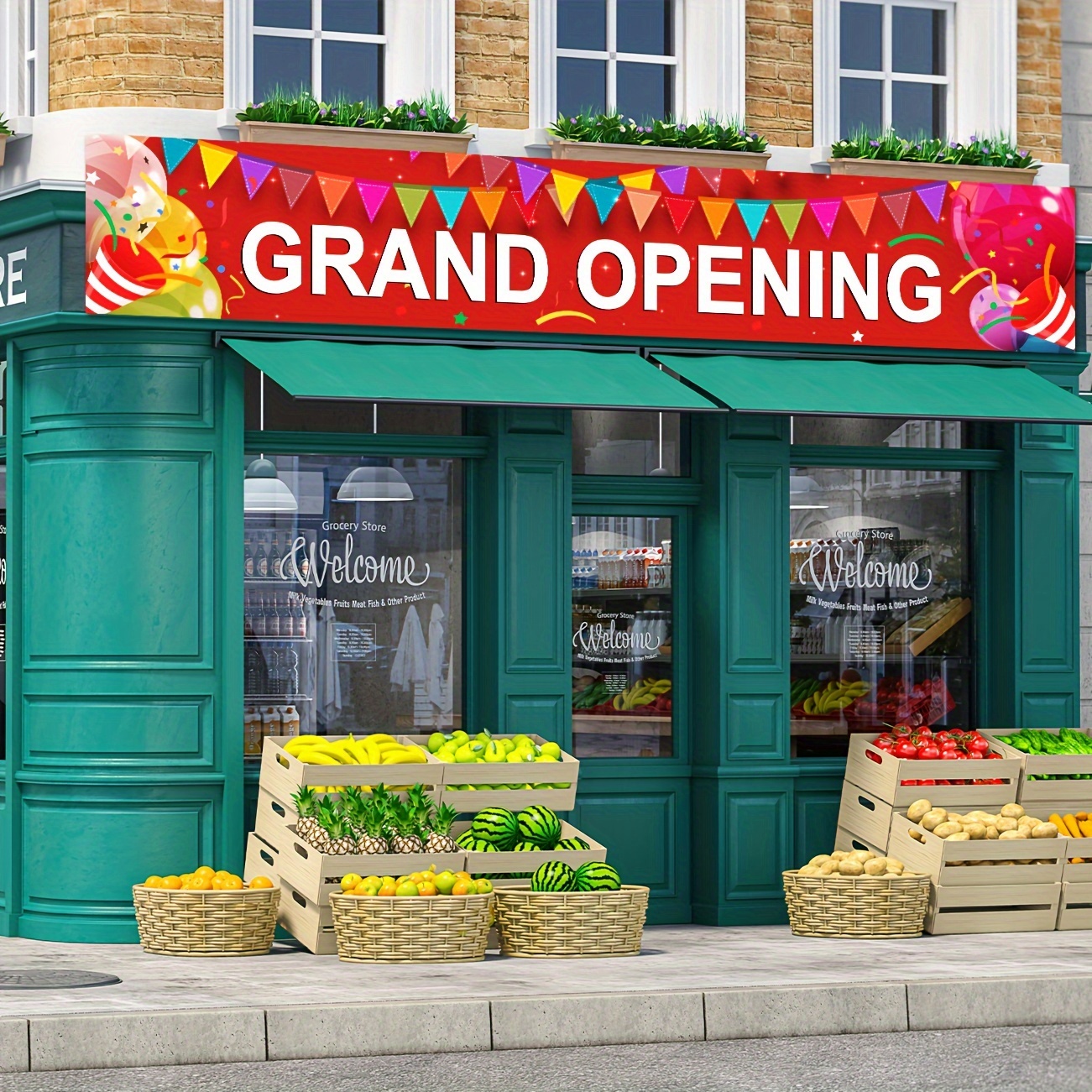 Grand Opening Banner New Store - Party Event Supply Store review and price