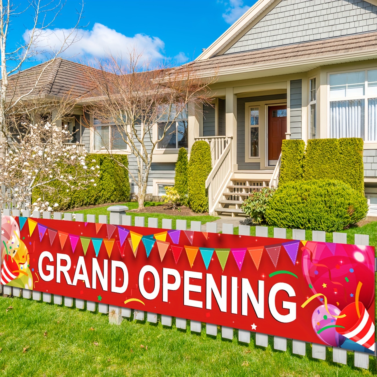 Grand Opening Banner New Store - Party Event Supply Store review and price