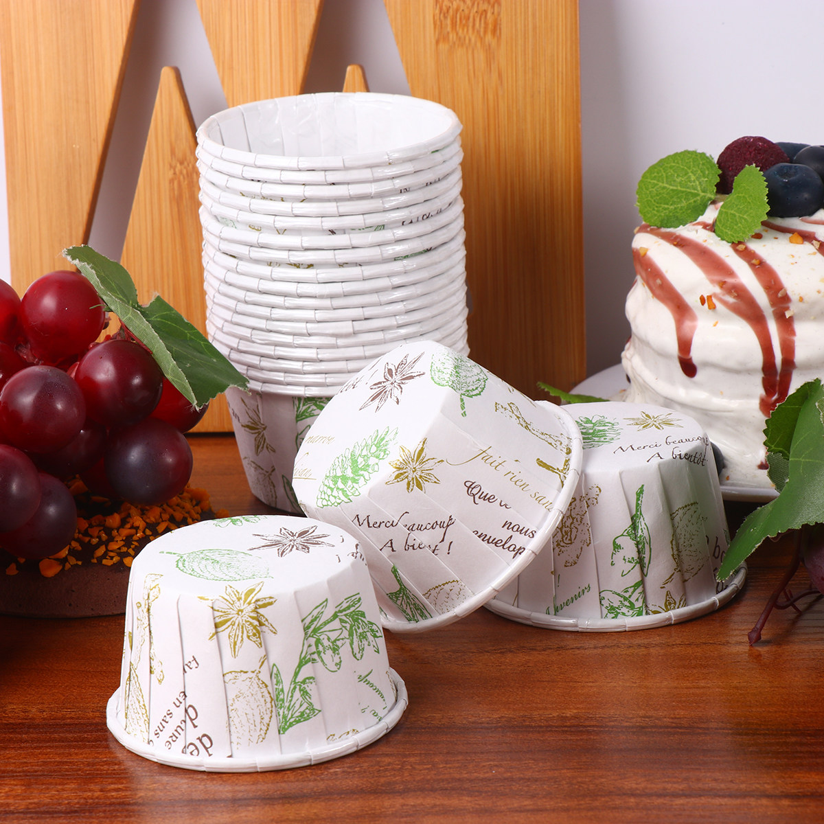 50Pcs Disposable Muffin Boxes  - Plastic Cup 50Pcs review and price