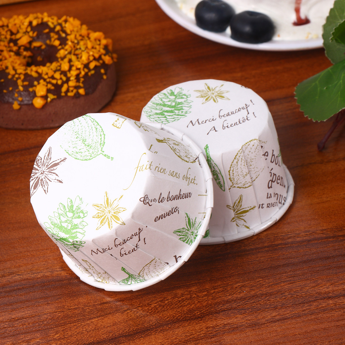 50Pcs Disposable Muffin Boxes  - Plastic Cup 50Pcs review and price