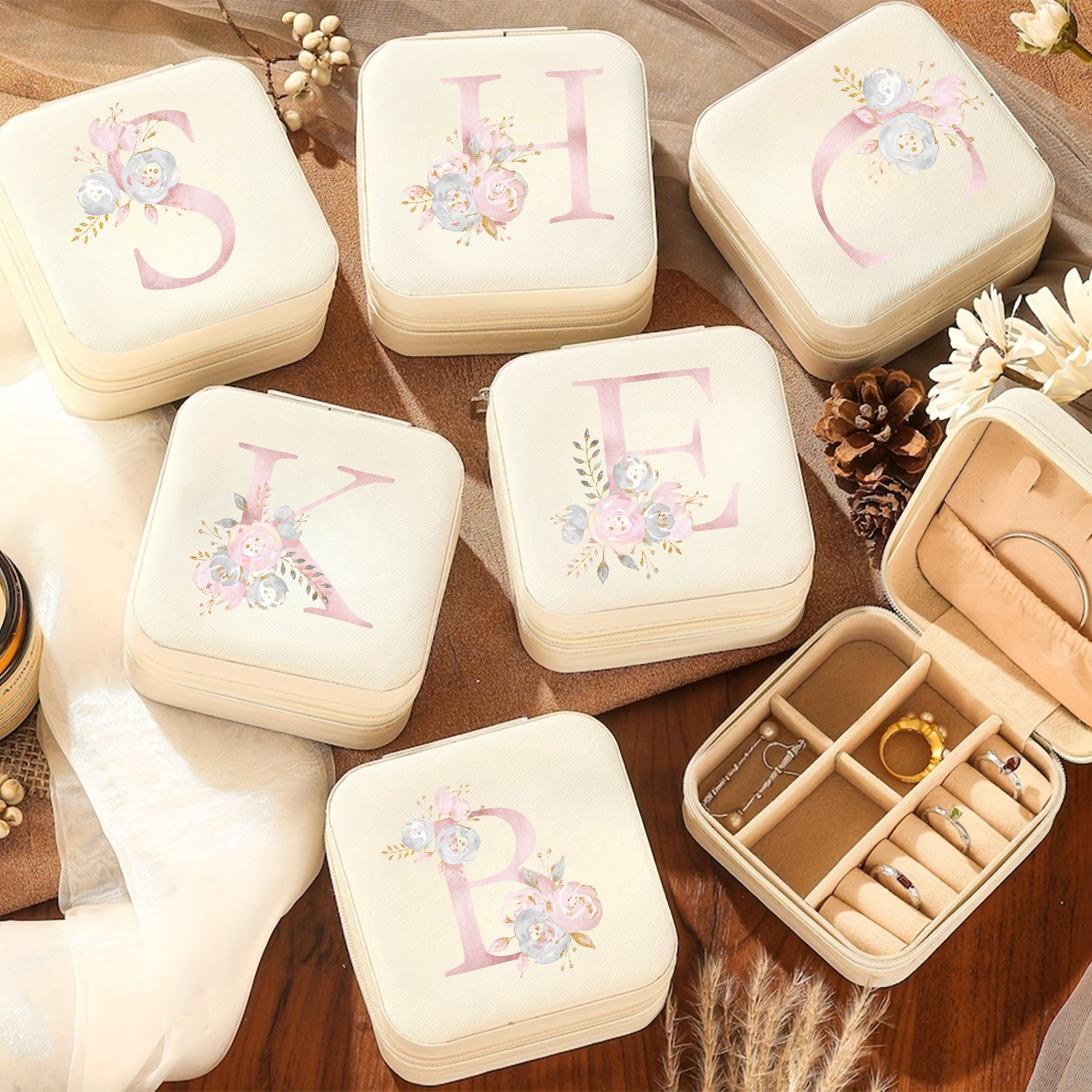 A-Z Alphabet Print Beige Trave - Event Z review and price