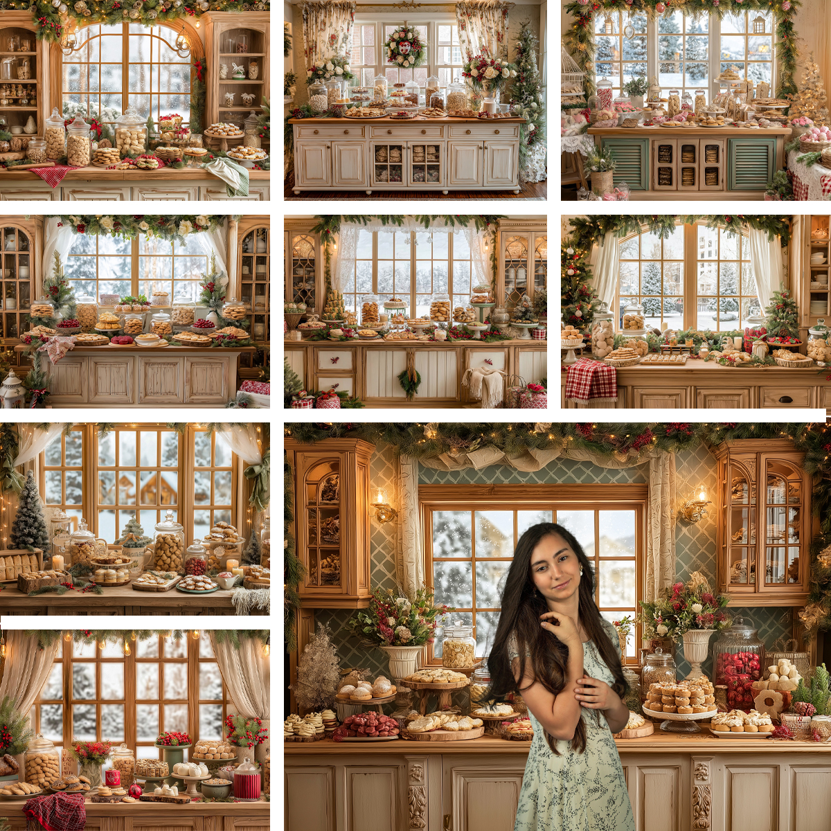 Christmas-Themed Dessert Table - Dessert Table Backdrop review and price
