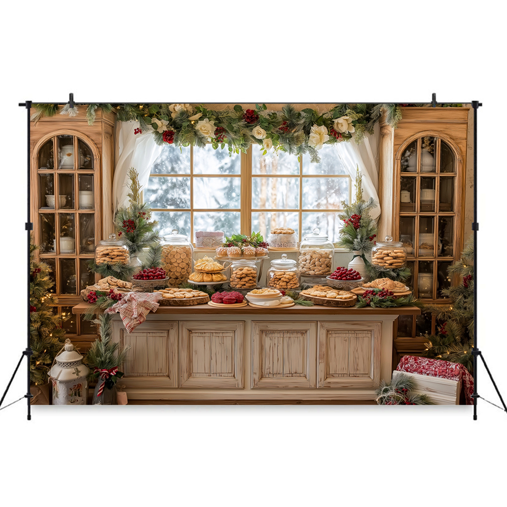 Christmas-Themed Dessert Table - Dessert Table Backdrop review and price