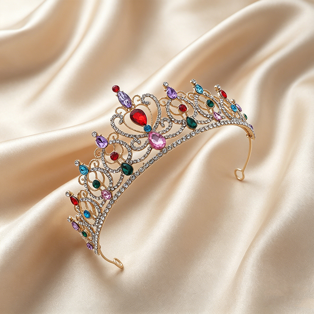 Luxury Vintage Gold Tiara Crow - Event & Party Supply Photos review and price