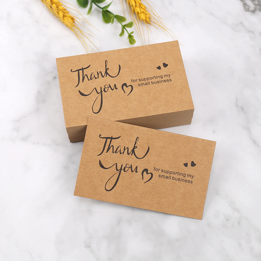 50pcs Thank You Cards Kraft Pa - Party Event Supply Store review and price
