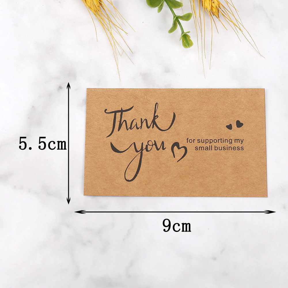 50pcs Thank You Cards Kraft Pa - Party Event Supply Store review and price