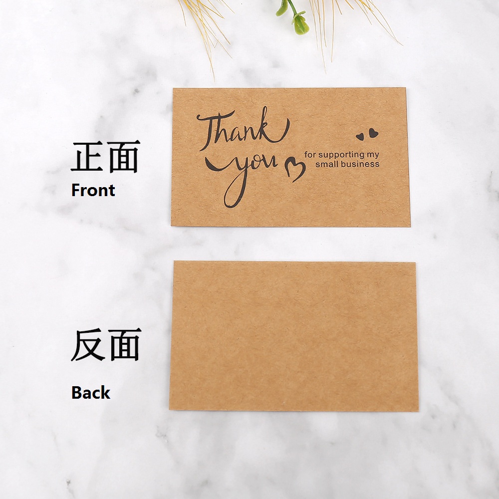 50pcs Thank You Cards Kraft Pa - Party Event Supply Store review and price
