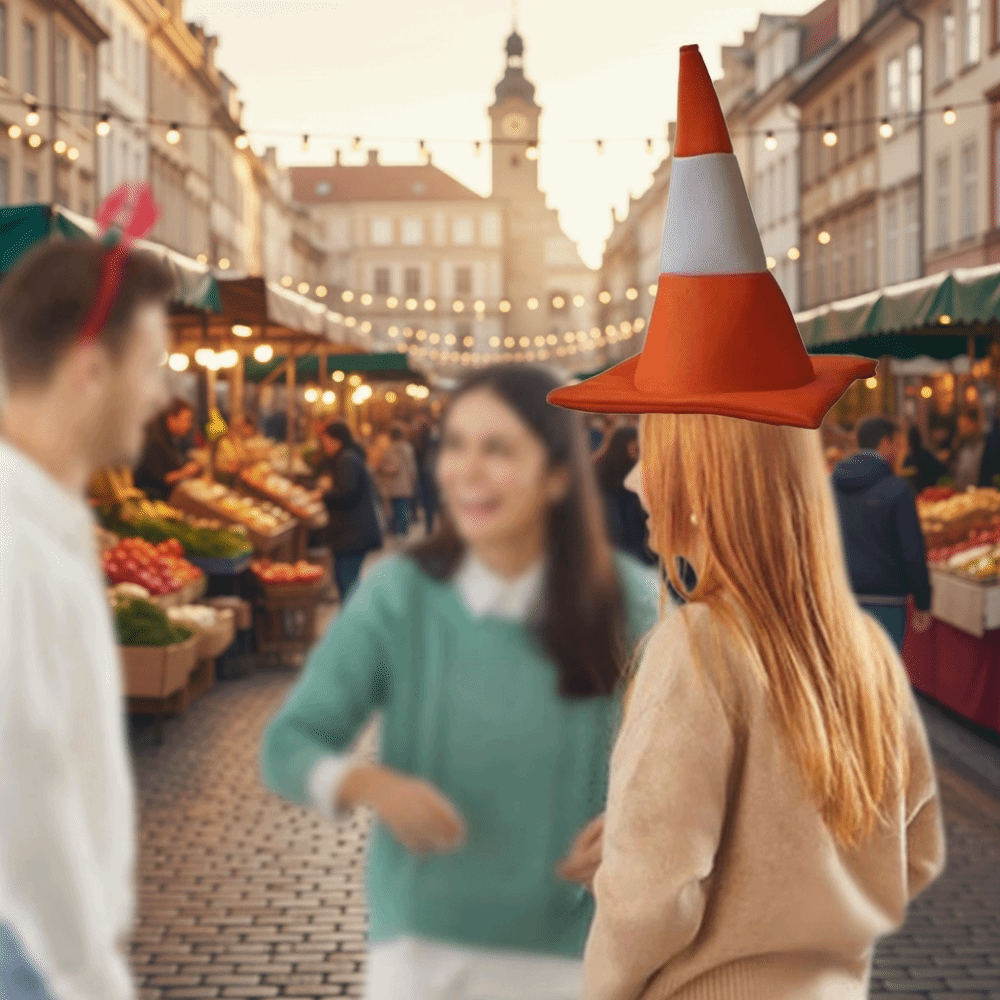 Carnival Foldable Traffic Cone - Party Hat Cone review and price