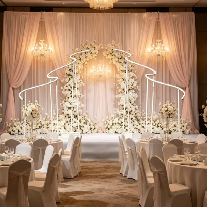 Luxury Wave Shape Frame Outdoo - Party Event Supply Store review and price