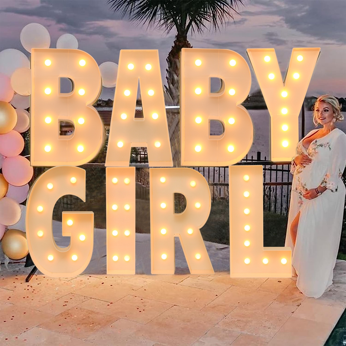 91.5CM Giant Letter Led Light  - Led Balloon Light review and price